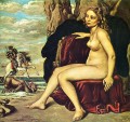 st george killing the dragon 1940 Giorgio de Chirico Impressionistic nude